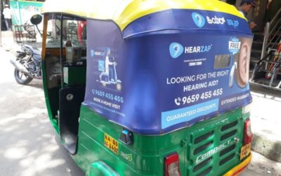 Outdoor Transit Advertising for Hearzap