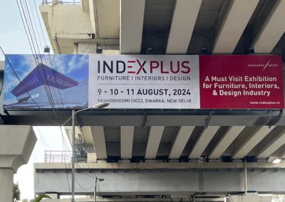 Outdoor Advertisement Service done by advan for Indexplus