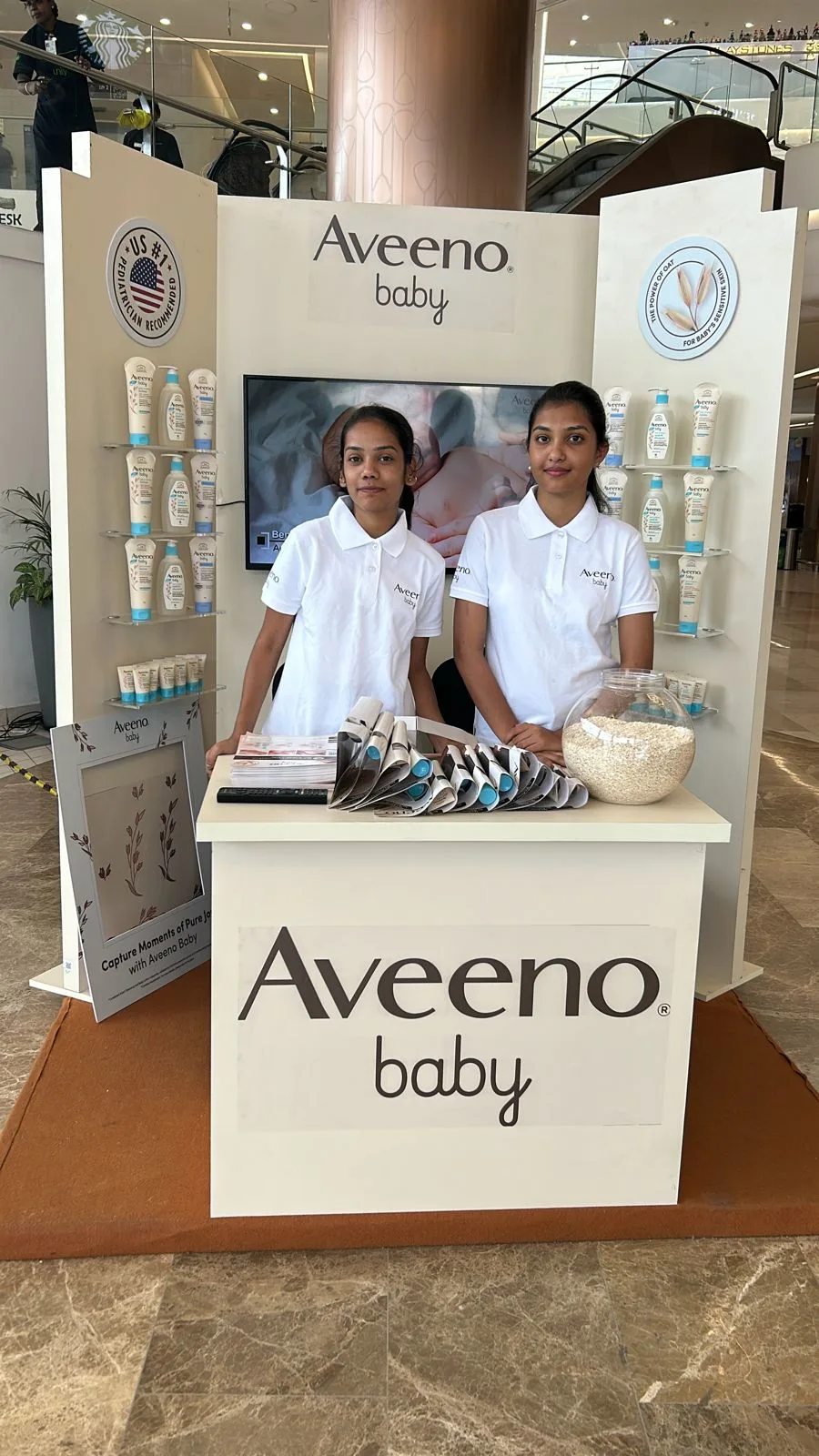 brand activation for aveeno baby by advan - advan