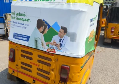 Auto Hood Advertising for TVS Credit