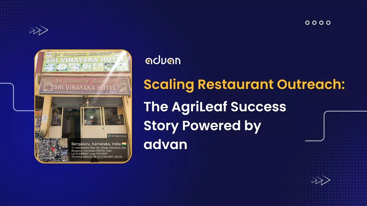 advan scales restaurant outreach for agrileaf through product demonstration