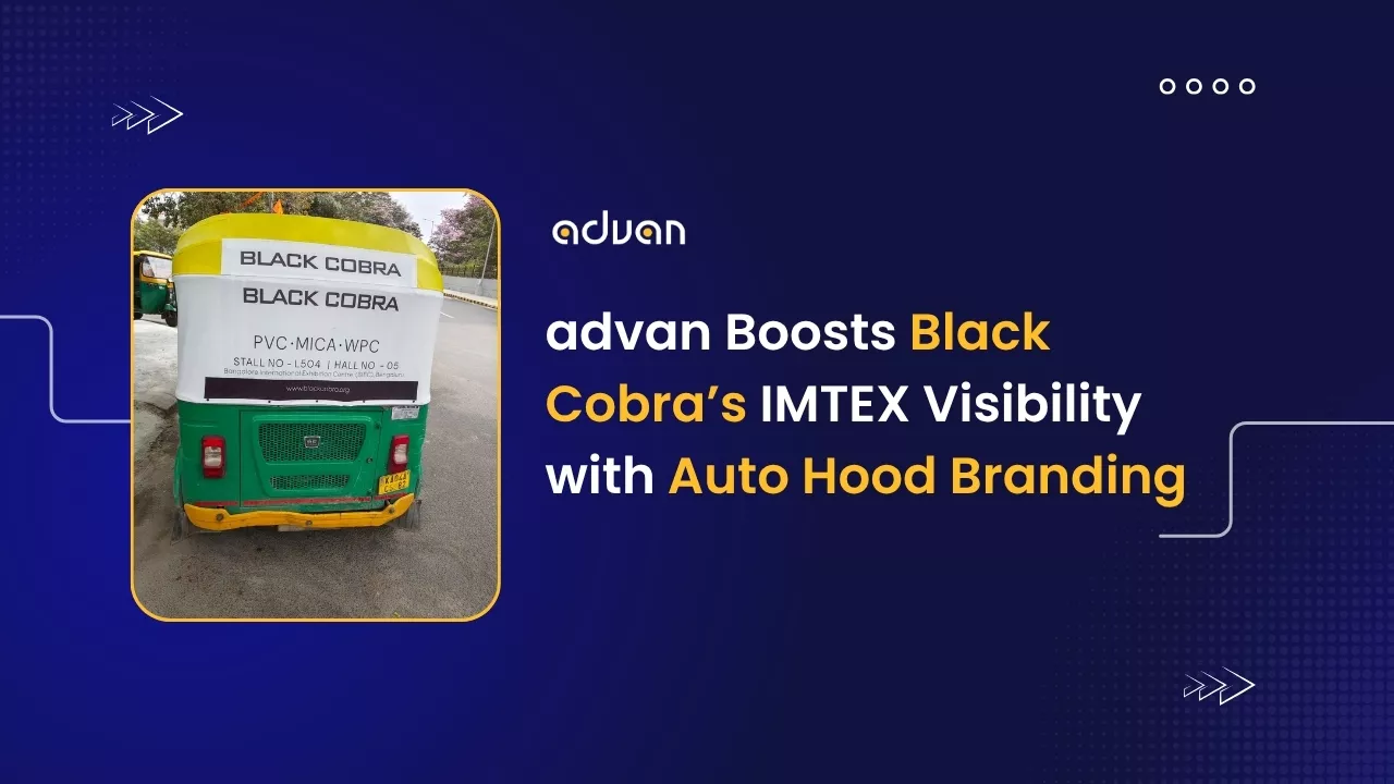 advan Boosts Black Cobra’s IMTEX Visibility with Auto Hood Branding
