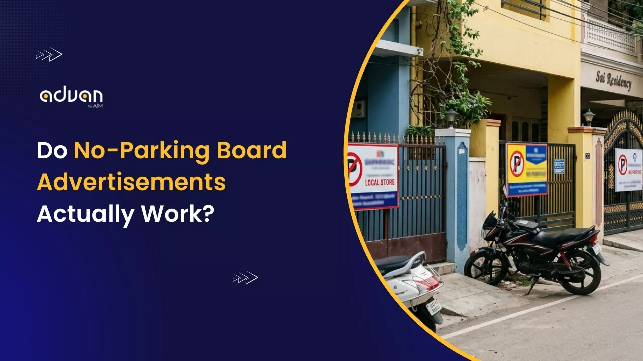 Do No-Parking Board Advertisements Actually Work?