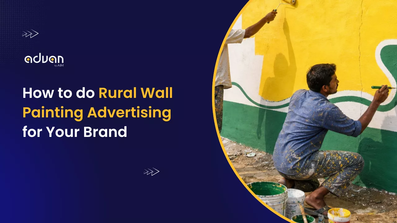 Rural wall painting advertising guide